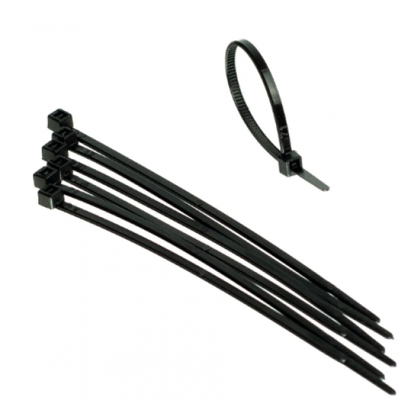 ABRACADEIRA NYLON PRETA 300MM X 3.6 C/100 - ATP-6992 - ATOPY