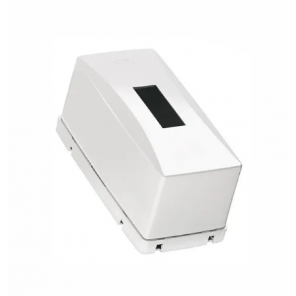 CAIXA PVC SOBREPOR  P/ DISJUNTOR C/ TOMADA 20A (2P+T) BRANCA - MECTRONIC