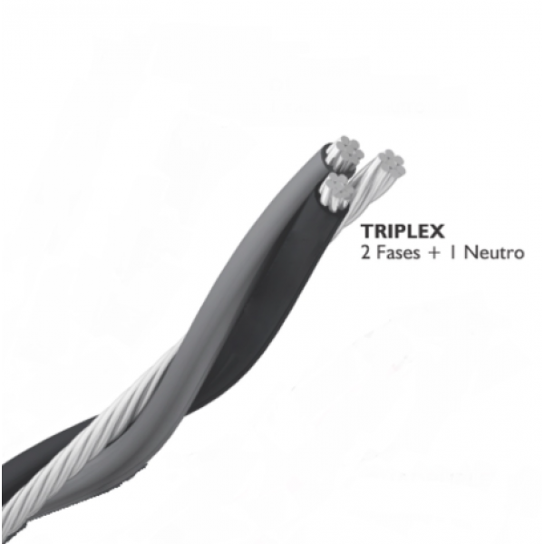 CABO ALUMINIO TRIPLEX 10MM XLPE 1KV - CMR