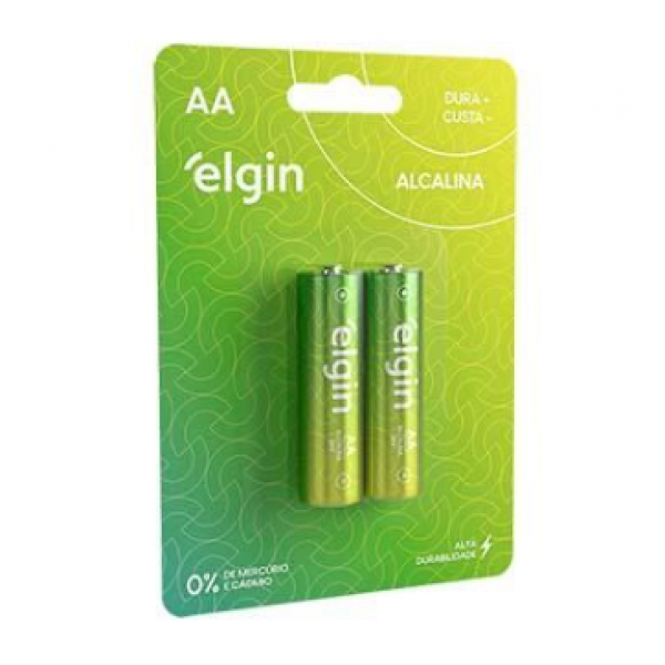 PILHA ALCALINA AA C/2 - ELGIN