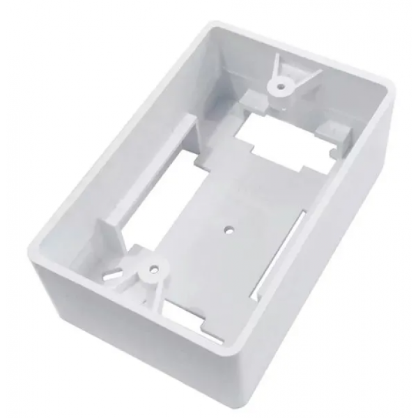 CAIXA 2X4 PVC SOBREPOR BRANCA - ILUMI