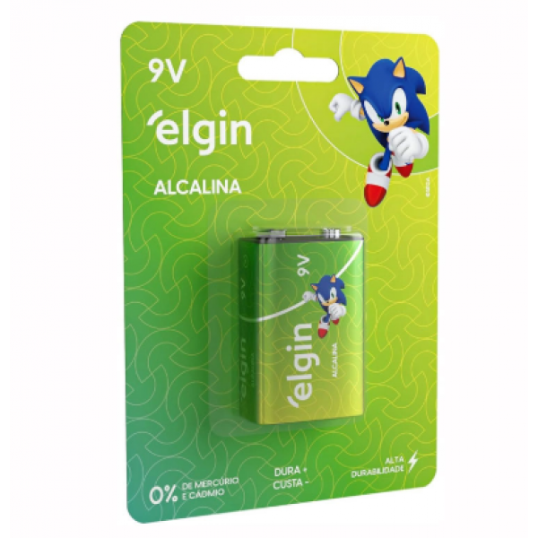 BATERIA ALCALINA 9V ELE82158 ELGIN