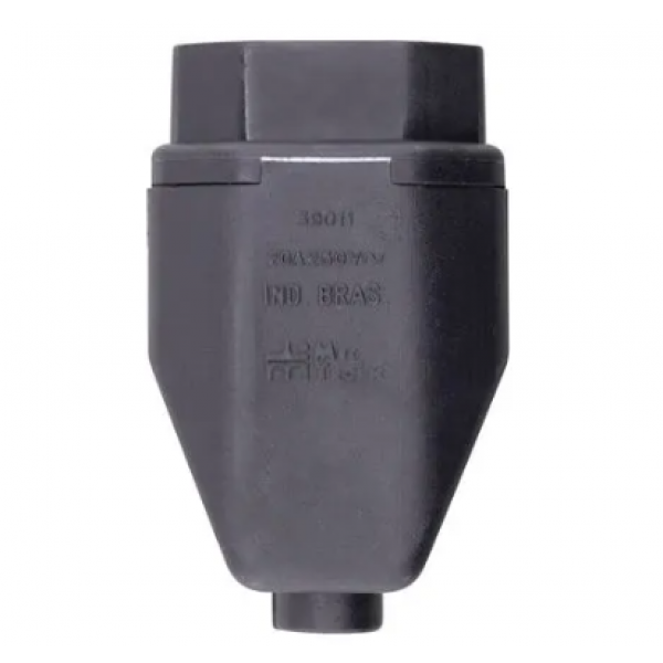PLUG FEMEA 20A 2P+T PRETO 39069 - MECTRONIC