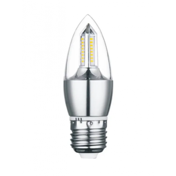 LAMPADA LED VELA CLARA 4W 3000K E27 - CTB