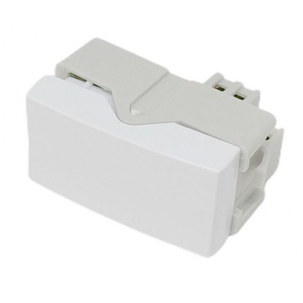 MODULO INTERRUPTOR SIMPLES 10A 250V BRANCO SLEEK  - MARGIRIUS