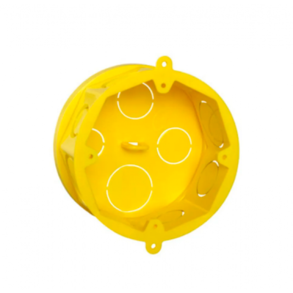 CAIXA LUZ OCTAGONAL FMS AMARELA - KRONA