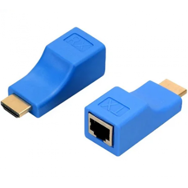 EXTENSOR HDMI 30M VIA CABO DE REDE RJ45 1 VIA