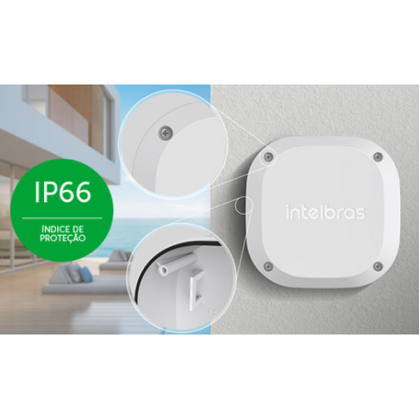 VBOX 1100E CAIXA DE PASSAGEM PLASTICA BRANCA - INTELBRAS