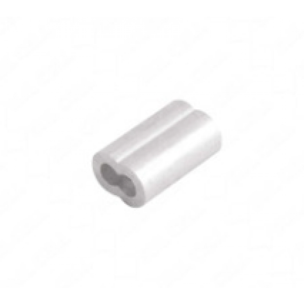 PRENSA CABO P/CABO ACO 1/16 ALUMINIO PARA CERCA ELETRICA 100un
