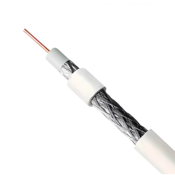 CABO COAXIAL TV RGC 59 67% BRANCO - PIAZZA 