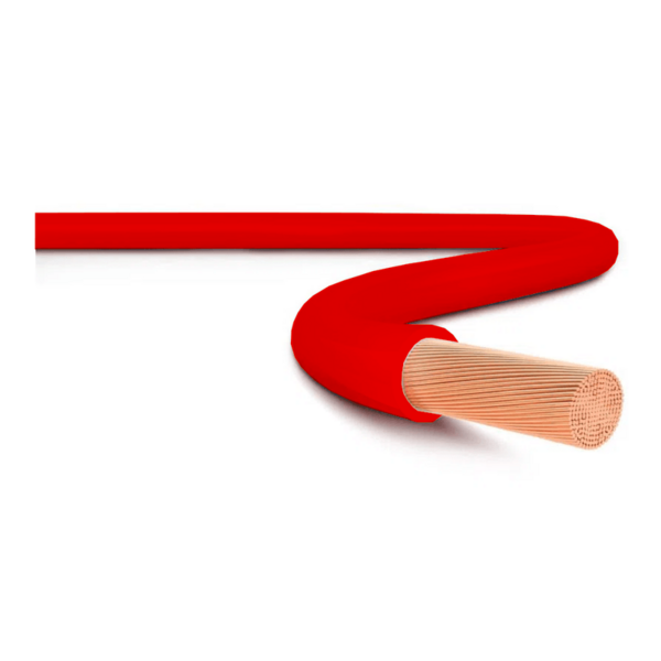 CABO FLEXIVEL 750V 6,00MM VERMELHO