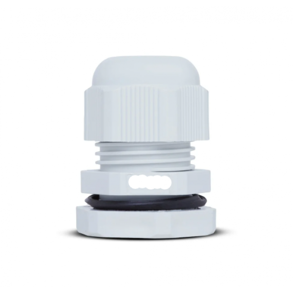 CONECTOR PRENSA CABO BRANCO 3/8" PG13.5 - IPCN