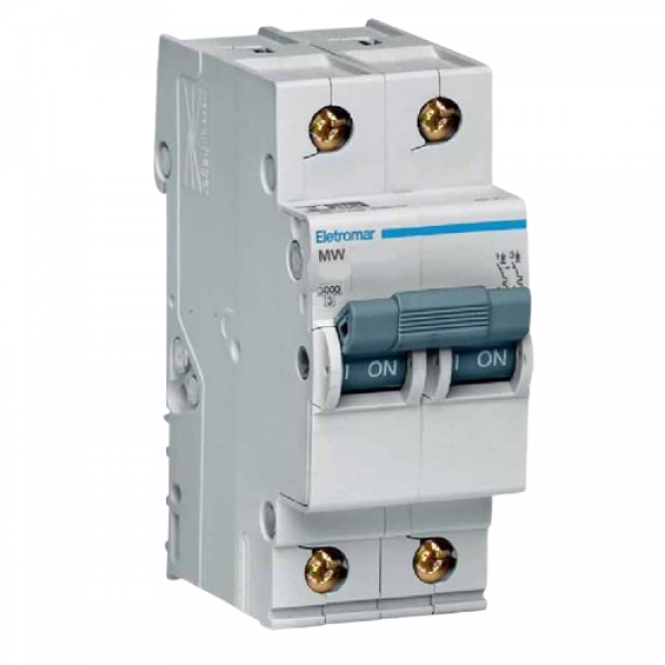 DISJUNTOR DIN 2X80A 6KA - ELETROMAR 
