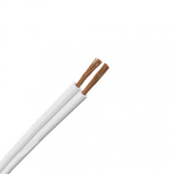 CABO PARALELO 2X1,0MM BRANCO 300V