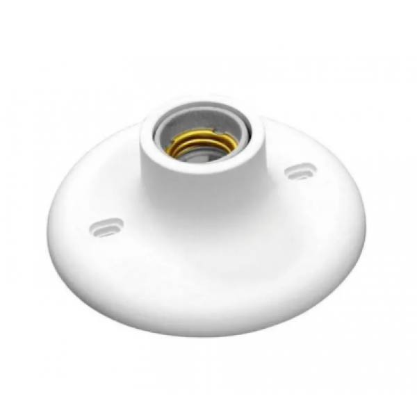 PLAFON PVC 1xE27 BRANCO 