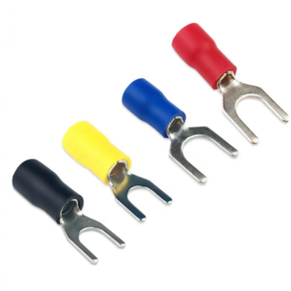 TERMINAL GARFO 0.5 - 1.5MM VERMELHO M4