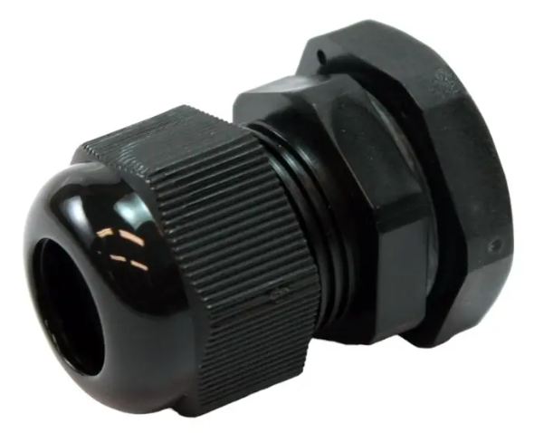 CONECTOR PRENSA CABO PRETO 1/4" PG07 