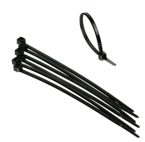 ABRACADEIRA NYLON PRETA 150MM X 3.6 C/100 - ATP-6983 - ATOPY