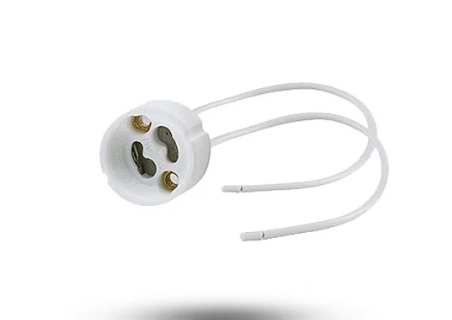 SOQUETE GU10 BASE P/DICROICA C/RABICHO - IPCN