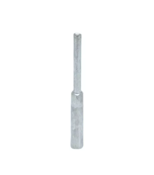 TERMINAL COMPRESSAO PINO MACIÇO 10MM CHANFRADO CURTO 3/8"