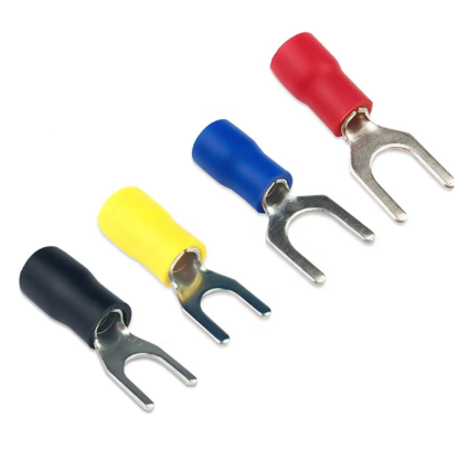 TERMINAL GARFO 0.5 - 1.5MM VERMELHO M4