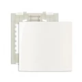 PLACA 4X4 CEGA C/ SUPORTE SLEEK BRANCO - MARGIRIUS