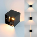 ARANDELA LED 2W MINI REGULAVEL 3000K PRETA