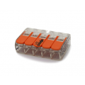 CONECTOR DE EMENDA 5P 0,2 a 4MM 32A - WAGO 